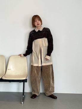 「KBF（ケイビーエフ）のアイテム」を使った、serikaさん（レディース・153cm）の夏コーディネート