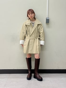 serikaさん（レディース・153cm）の冬コーディネート