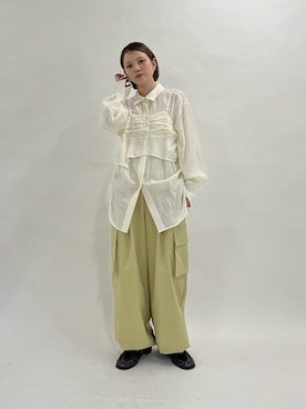 「KBF（ケイビーエフ）のアイテム」を使った、serikaさん（レディース・153cm）の秋コーディネート