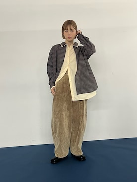 「骨格ナチュラル」｜serikaさん（レディース・153cm）の夏コーディネート