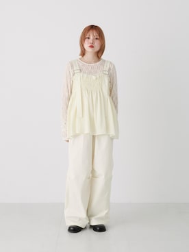 「KBF（ケイビーエフ）のアイテム（トップス）」を使った、serikaさん（レディース・153cm）の冬コーディネート