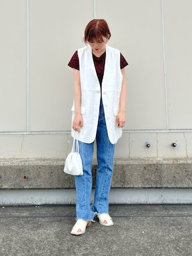 「kbf_ootd」｜「アイテム（その他）」を使った、serikaさん（レディース・153cm）の春コーディネート
