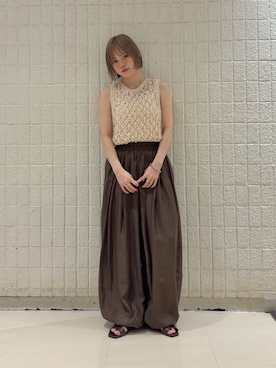 「KBF（ケイビーエフ）のアイテム」を使った、serikaさん（レディース・153cm）の春コーディネート