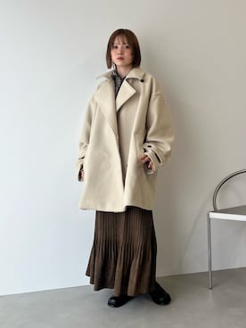 「アイテム（その他アウター）」を使った、serikaさん（レディース・153cm・20代）の秋コーディネート