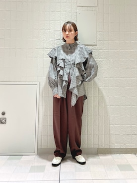 「kbf_ootd」｜「アイテム（その他）」を使った、serikaさん（レディース・153cm）の秋コーディネート