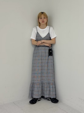 「KBF（ケイビーエフ）のアイテム（ワンピース/ドレス）」を使った、serikaさん（レディース・153cm）の春コーディネート