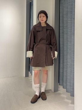 「KBF（ケイビーエフ）のアイテム（パンツ）」を使った、serikaさん（レディース・153cm）の春コーディネート