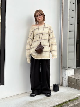 「アイテム（その他シューズ）」を使った、serikaさん（レディース・153cm）の秋コーディネート