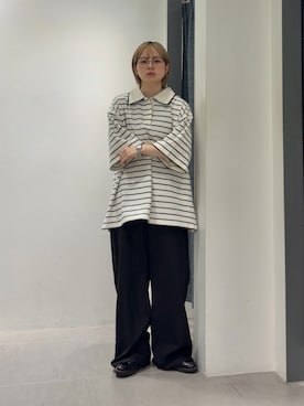 「KBF（ケイビーエフ）のアイテム（パンツ）」を使った、serikaさん（レディース・153cm）の夏コーディネート