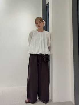 「KBF（ケイビーエフ）のアイテム（バッグ）」を使った、serikaさん（レディース・153cm）の夏コーディネート