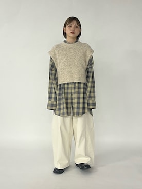 「アイテム（その他シューズ）」を使った、serikaさん（レディース・153cm）の秋コーディネート