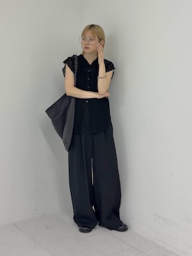 「KBF（ケイビーエフ）のアイテム（シューズ）」を使った、serikaさん（レディース・153cm）の春コーディネート