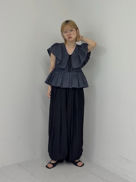 「KBF（ケイビーエフ）のアイテム（シューズ）」を使った、serikaさん（レディース・153cm）の春コーディネート