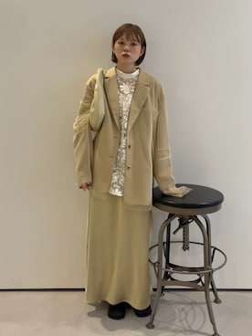 「アイテム（シャツ/ブラウス）」を使った、serikaさん（レディース・153cm）の秋コーディネート