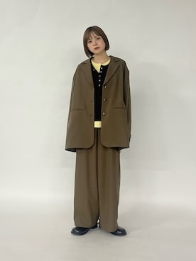 「アイテム（その他アウター）」を使った、serikaさん（レディース・153cm・20代）の秋コーディネート