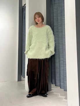 「骨格ナチュラル」｜serikaさん（レディース・153cm）の冬コーディネート