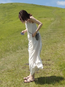 「CANAL JEAN（キャナルジーン）のアイテム」を使った、clo____22さん（レディース・163cm）の夏コーディネート