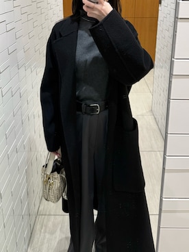「FENDI（フェンディ）のアイテム」を使った、clo____22さん（レディース・163cm）の冬コーディネート