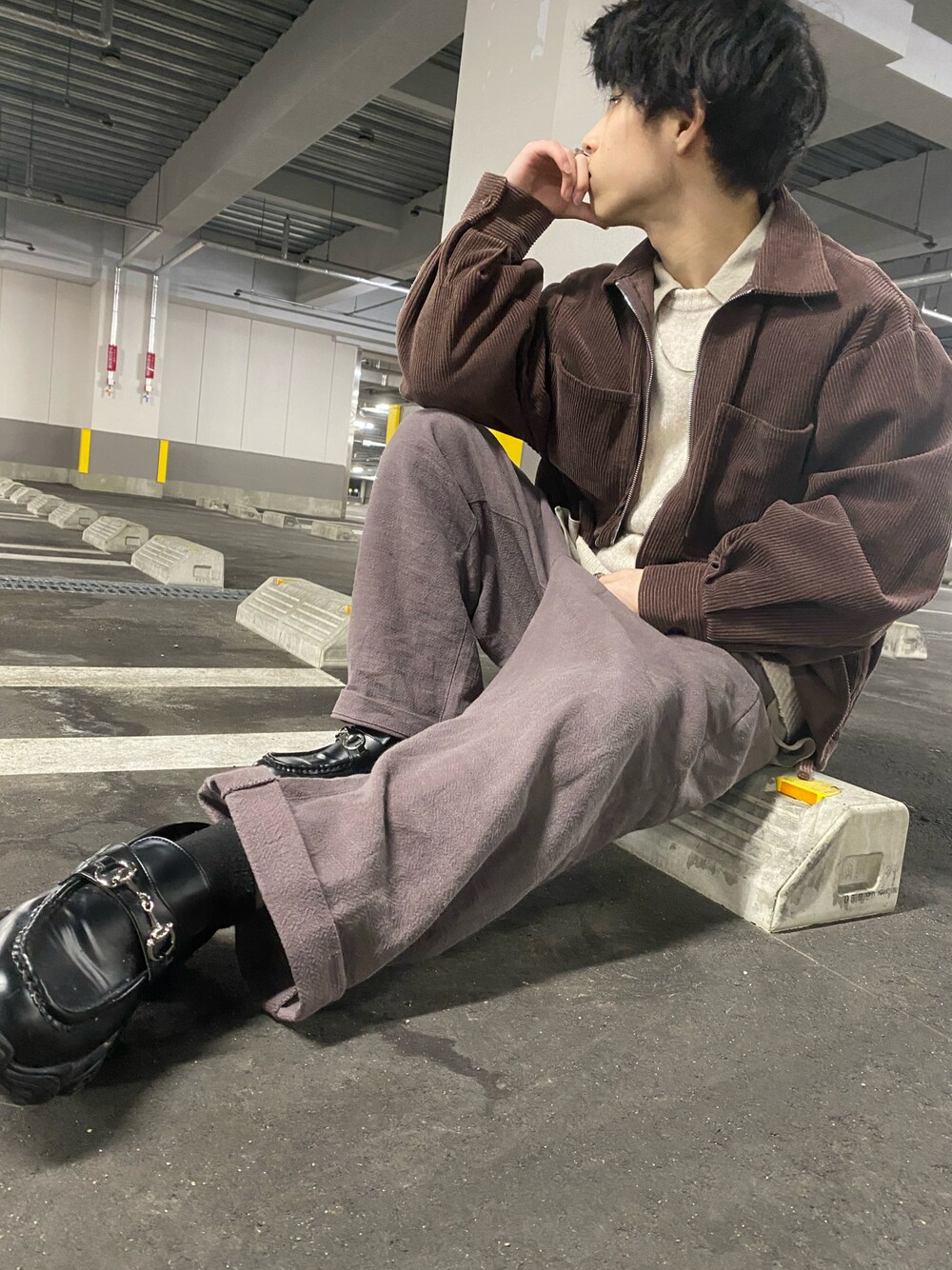 Ryo_EDENさんの「Vチェーンネックレス(HARE)（HARE）」を使ったコーディネートの1枚目の写真
