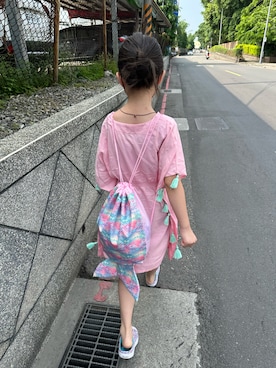 「アイテム（バッグ）」を使った、⭐️Mimi&TiTi⭐️蜜踢姐弟⭐️さん（キッズ・130cm）の夏コーディネート