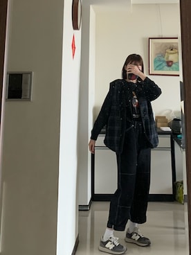 「BEN DAVIS（ベンデイビス）のアイテム（パンツ）」を使った、Chenさん（レディース・169cm）の春コーディネート