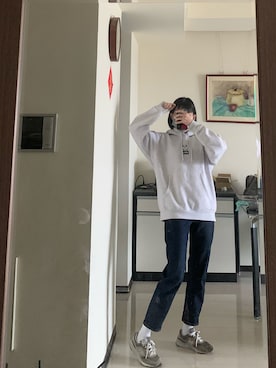 「OBEY」｜Chenさん（レディース・169cm）の冬コーディネート