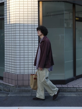 「BRADY（ブレディー）のアイテム（バッグ）」を使った、ｽｽﾞｷさん（メンズ・171cm）の秋コーディネート