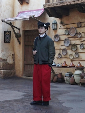 「クリスマス」｜「アイテム（ジャケット/アウター）」を使った、ｽｽﾞｷさん（メンズ・171cm）の冬コーディネート