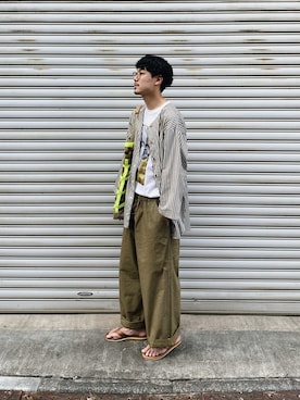 ｽｽﾞｷさん（メンズ・171cm）の夏コーディネート