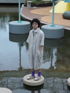スズキさん(メンズ・171cm)の夏コーディネート