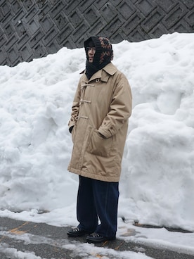 「ハンドメイド」｜ｽｽﾞｷさん（メンズ・171cm）の冬コーディネート