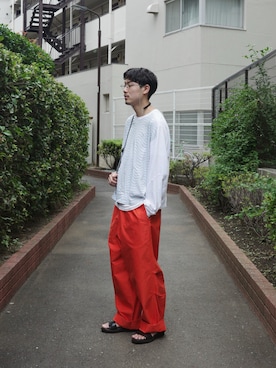 ｽｽﾞｷさん（メンズ・171cm）の夏コーディネート