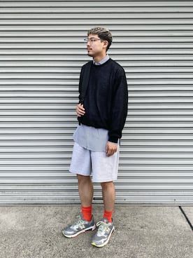 「HERILL（ヘリル）のアイテム」を使った、ｽｽﾞｷさん（メンズ・171cm）の夏コーディネート