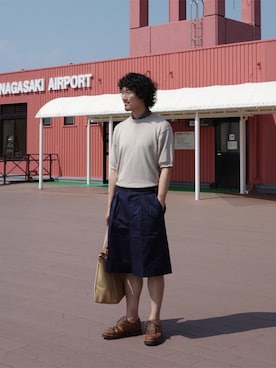 「BRADY（ブレディー）のアイテム」を使った、ｽｽﾞｷさん（メンズ・171cm）の夏コーディネート