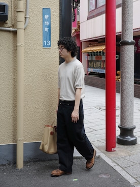 「BRADY（ブレディー）のアイテム」を使った、ｽｽﾞｷさん（メンズ・171cm）の夏コーディネート