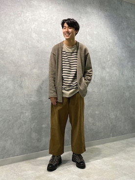 「THIBAULT VAN DER STRAETE（ティボー・ヴァン・ダル・ストラット）のアイテム」を使った、ｽｽﾞｷさん（メンズ・169cm）の秋コーディネート