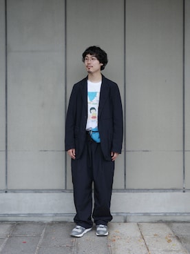 「ターコイズブルー」｜ｽｽﾞｷさん（メンズ・171cm）の春コーディネート