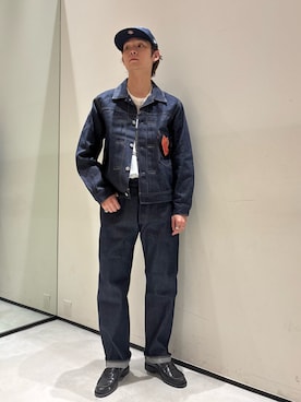 「Levi's（リーバイス）のLEVI’S(R) / リーバイス(R)  TYPE１トラッカージャケット リジッド（デニムジャケット）」を使った、ないきさん（メンズ・182cm・20代）の夏コーディネート
