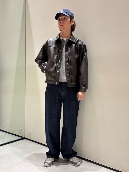 セール】シンセティック レザー トラッカージャケット（その他アウター