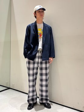 「アイテム（その他アウター）」を使った、ないきさん（メンズ・182cm）の夏コーディネート