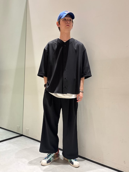 LEMAIRE 黒 ベースボールシャツ Lemaire - ツイスト シャツ | HBX - ハイプビースト(Hypebeast