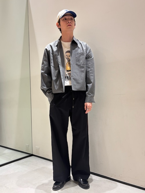 ZOZO限定】T/C TWILL クロップドL/S（シャツ/ブラウス