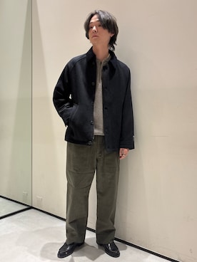 「アイテム（チノパンツ）」を使った、ないきさん（メンズ・182cm・20代）の秋コーディネート