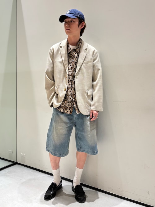 JOURNAL STANDARD relume シャツ bunai 別注 KALAMKARI プリント