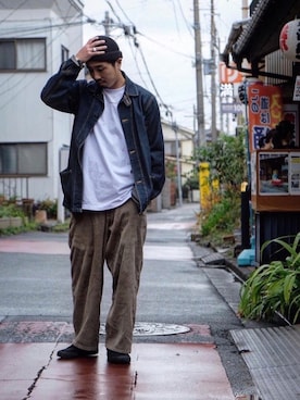 R.Nakajimaさん（メンズ・170cm）の秋コーディネート