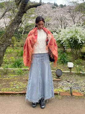 「A.P.C.（アーペーセー）のアイテム（バッグ）」を使った、eniさん（レディース・170cm）の春コーディネート