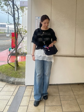 「cepo（セポ）のアイテム」を使った、eniさん（レディース・170cm）の夏コーディネート