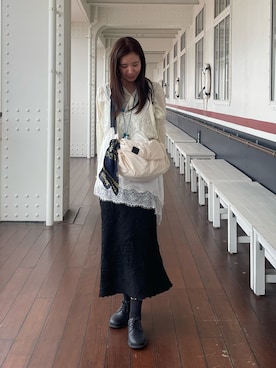 「CAMPER（カンペール）のアイテム」を使った、eniさん（レディース・170cm）の夏コーディネート