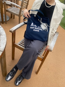 「A.P.C.（アーペーセー）のアイテム（バッグ）」を使った、eniさん（レディース・170cm）の春コーディネート