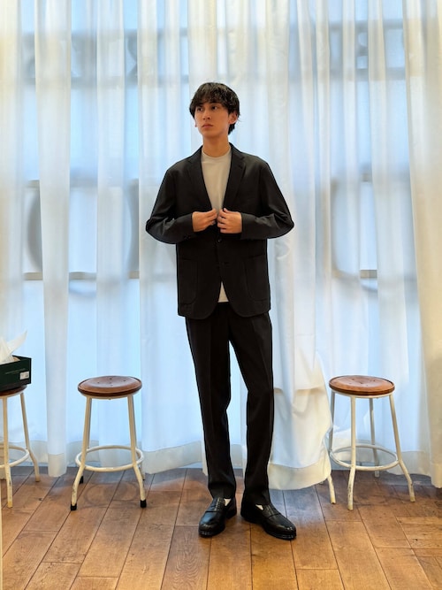 『抗菌/防臭』LIFE STYLE TAILOR　シルケットポンチストレッチTシャツ